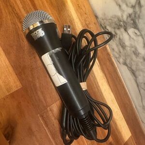 USB Rock Band Karaoke Microphone - Black